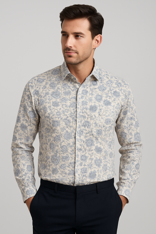 Premium Cotton Floral Shirt